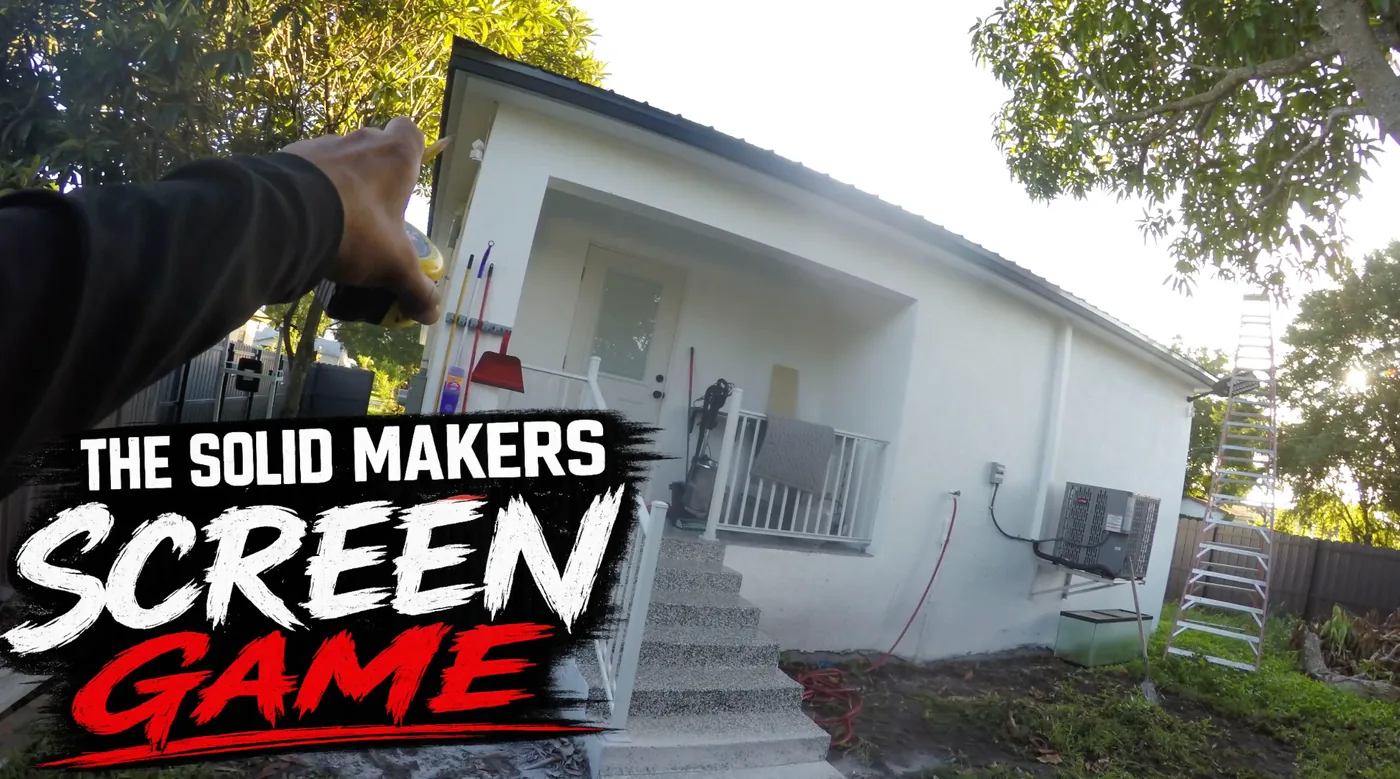 Clewiston Florida home before construction of a new aluminum patio roof and concrete patio