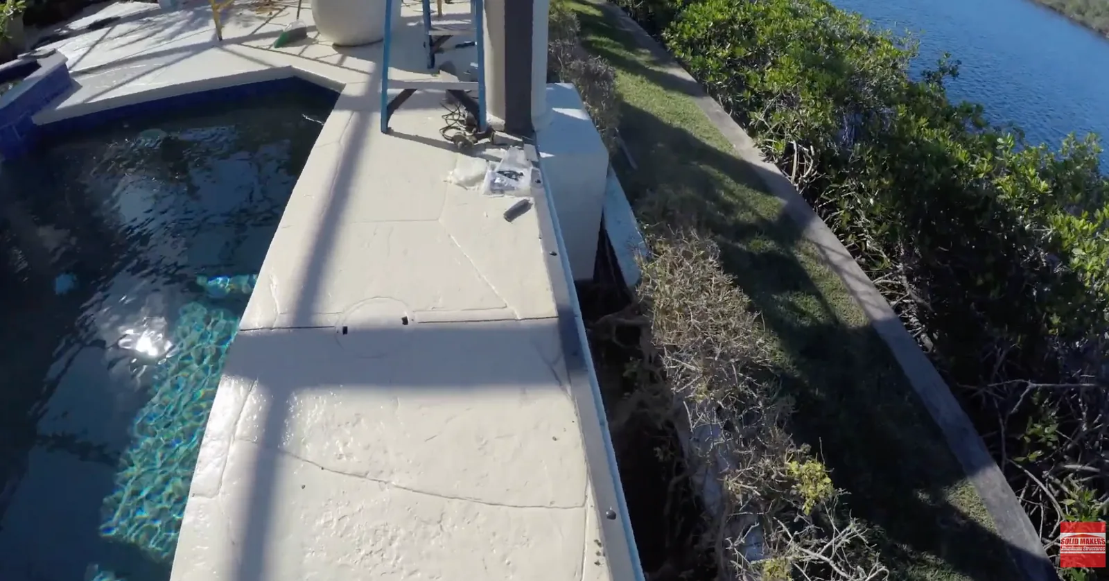 Pool cage aluminum and fastener repair work in Fort Myers Florida