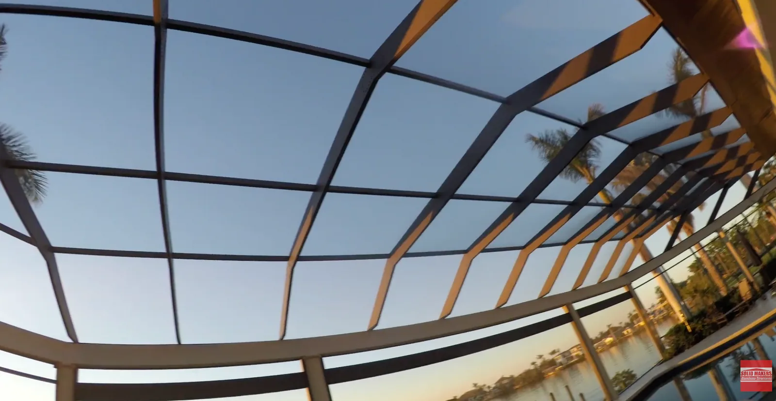 Pool cage rescreen and repair project in Fort Myers Florida